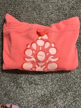 Free People Coral Graphic Pullover Hoodie